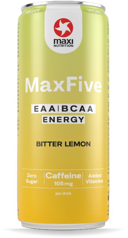 MaxiNutrition MaxFive Bitter Lemon, 330 ml