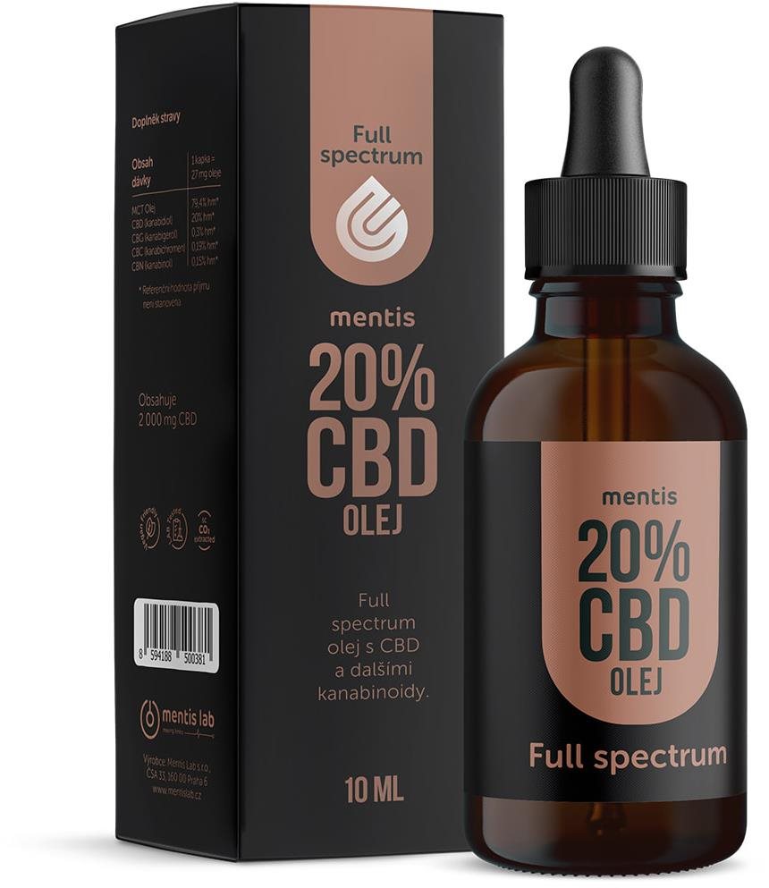 Mentis CBD Full spectrum olej 20 %