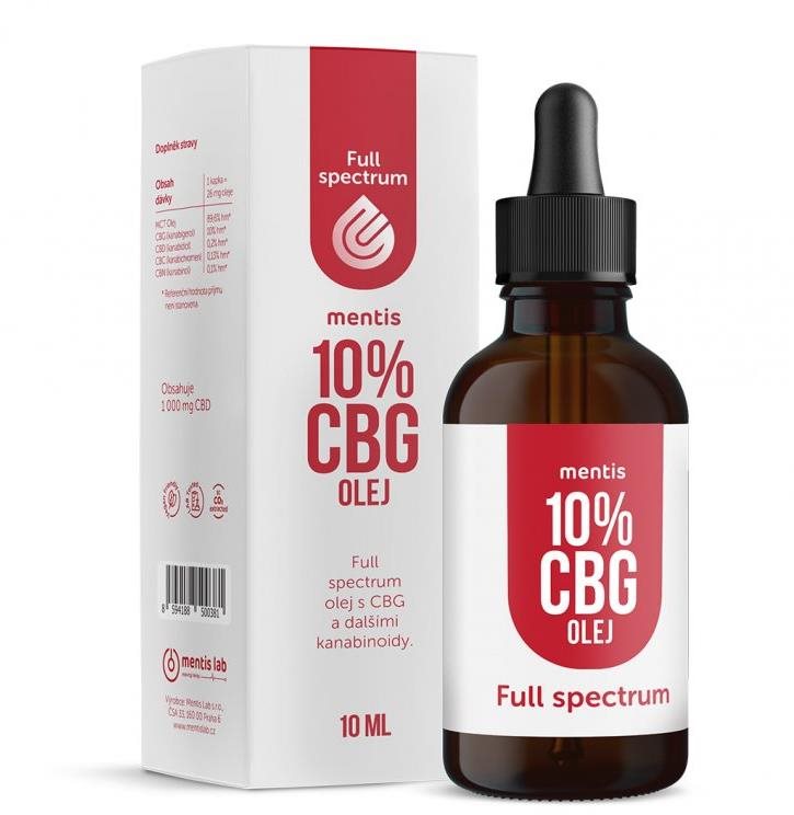 Mentis CBG Full spectrum olej 10 %