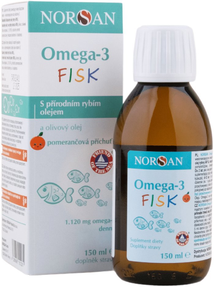 Norsan Omega-3 Fisk olej 150 ml