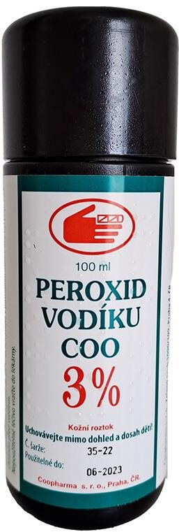 Peroxid vodíku 3% COO drm.sol. 1 × 100 ml 3 %
