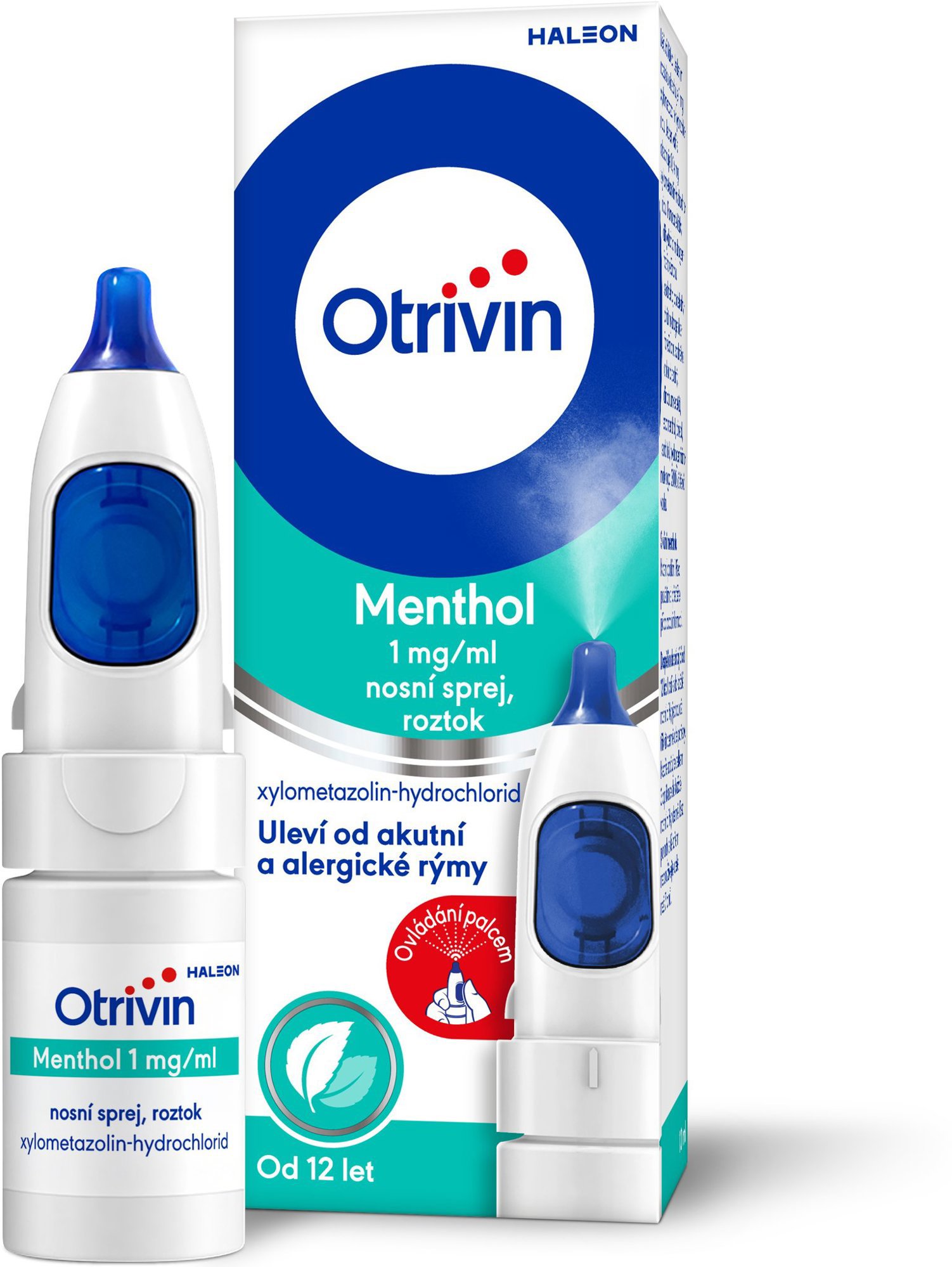 Otrivin Menthol nosní sprej 1 mg/ml, 10 ml