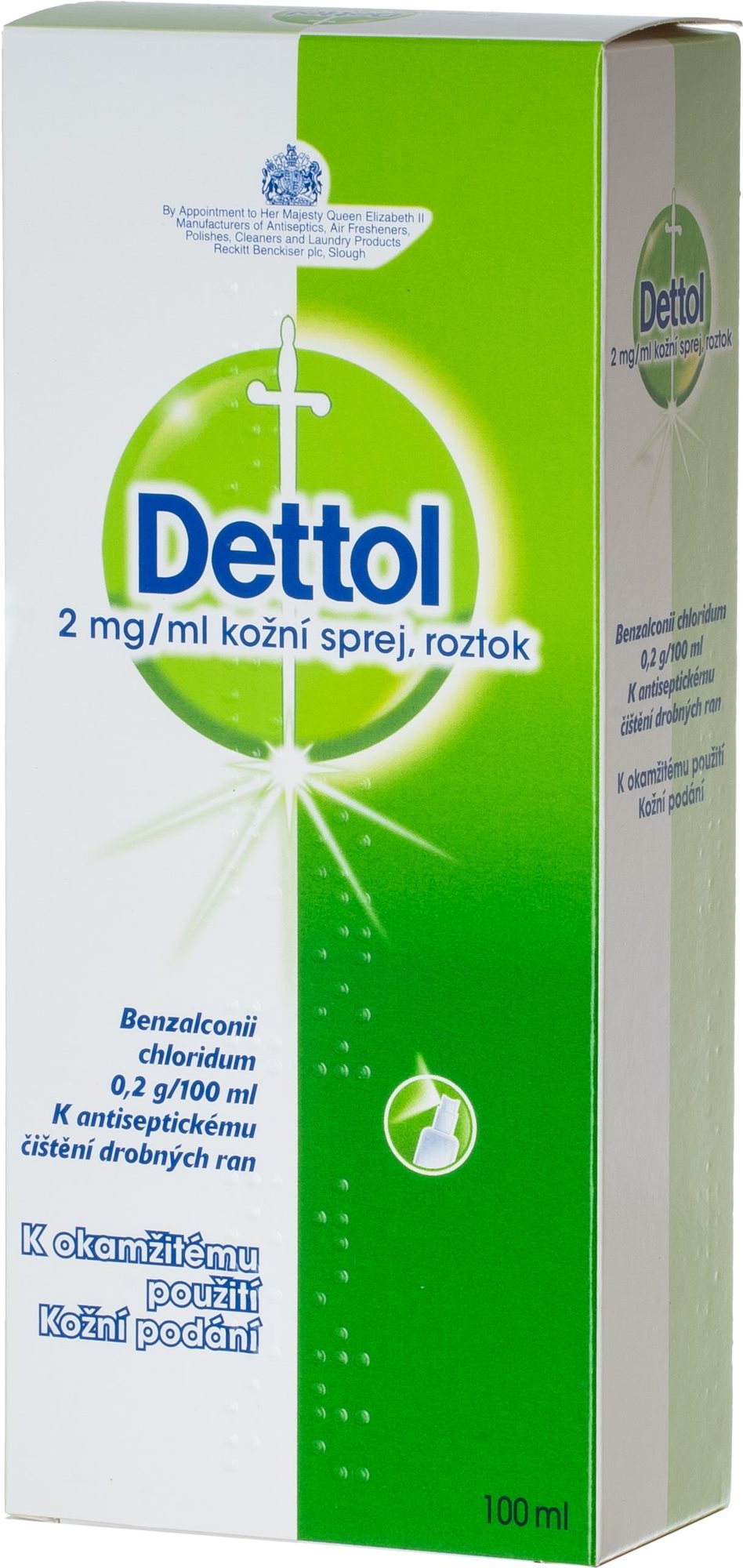 Dettol 2mg/ml antiseptický sprej 100 ml