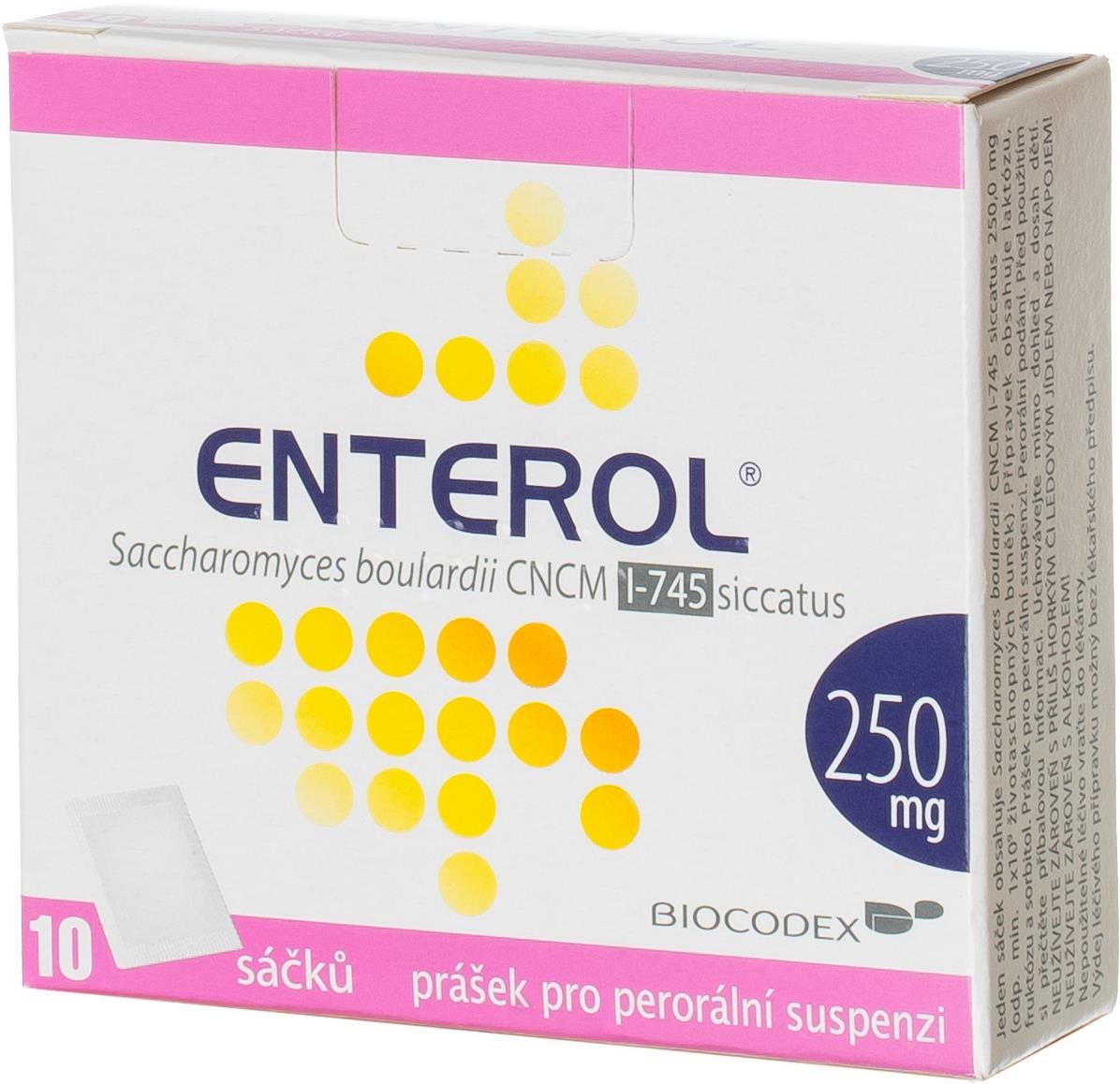 Enterol 250 mg sáčky 10 ks