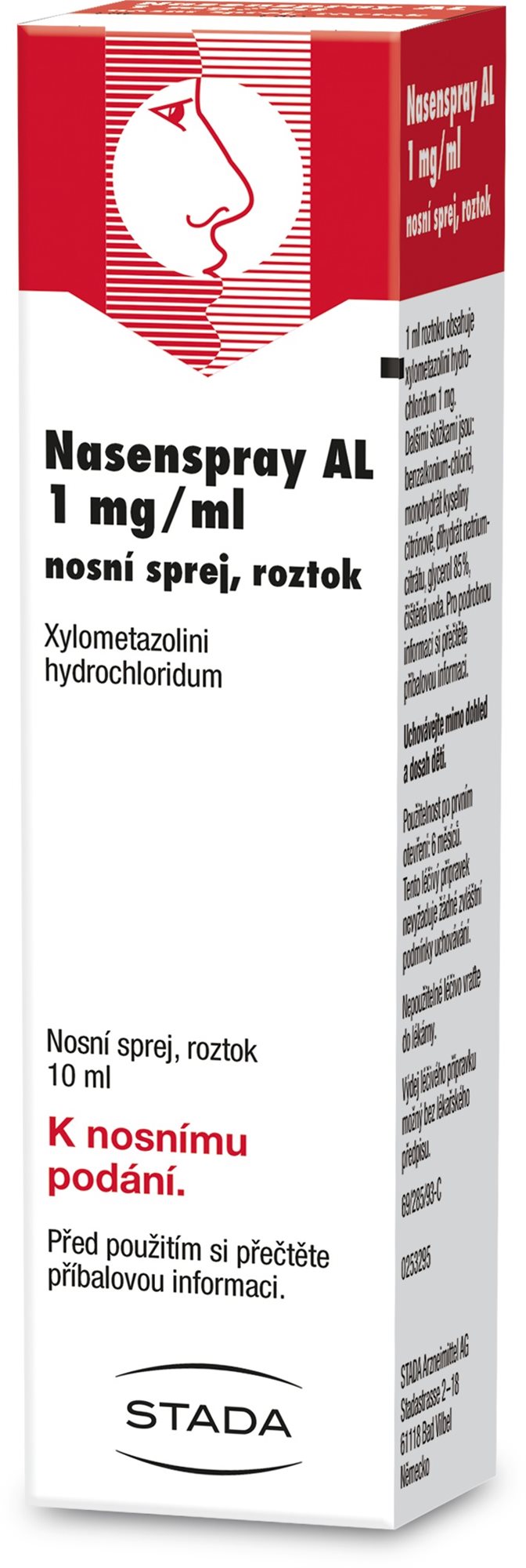 Nasenspray AL 1mg/ml nosní sprej 10 ml