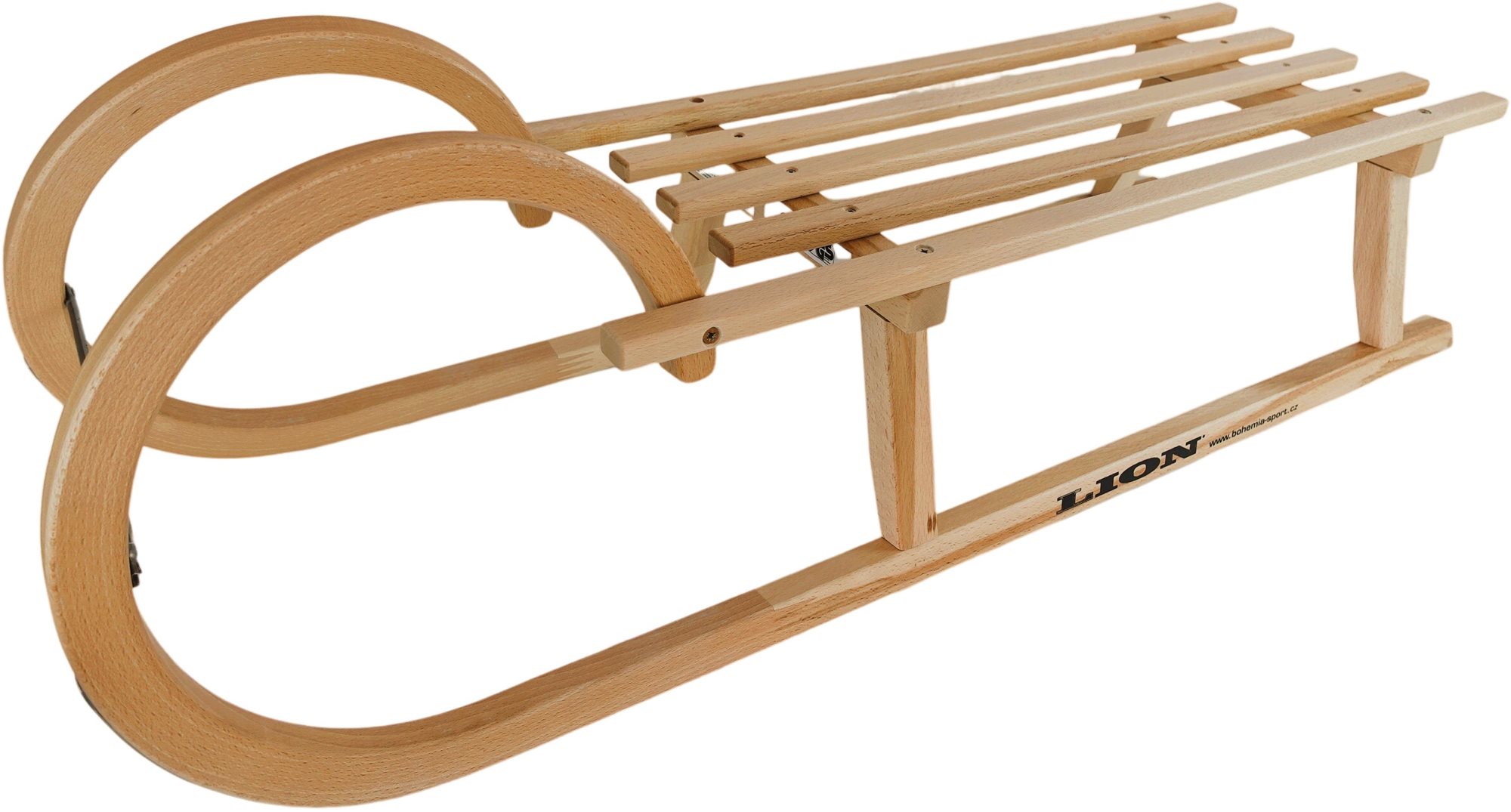 Acra Rohačky s dřevěným sedákem 110 cm