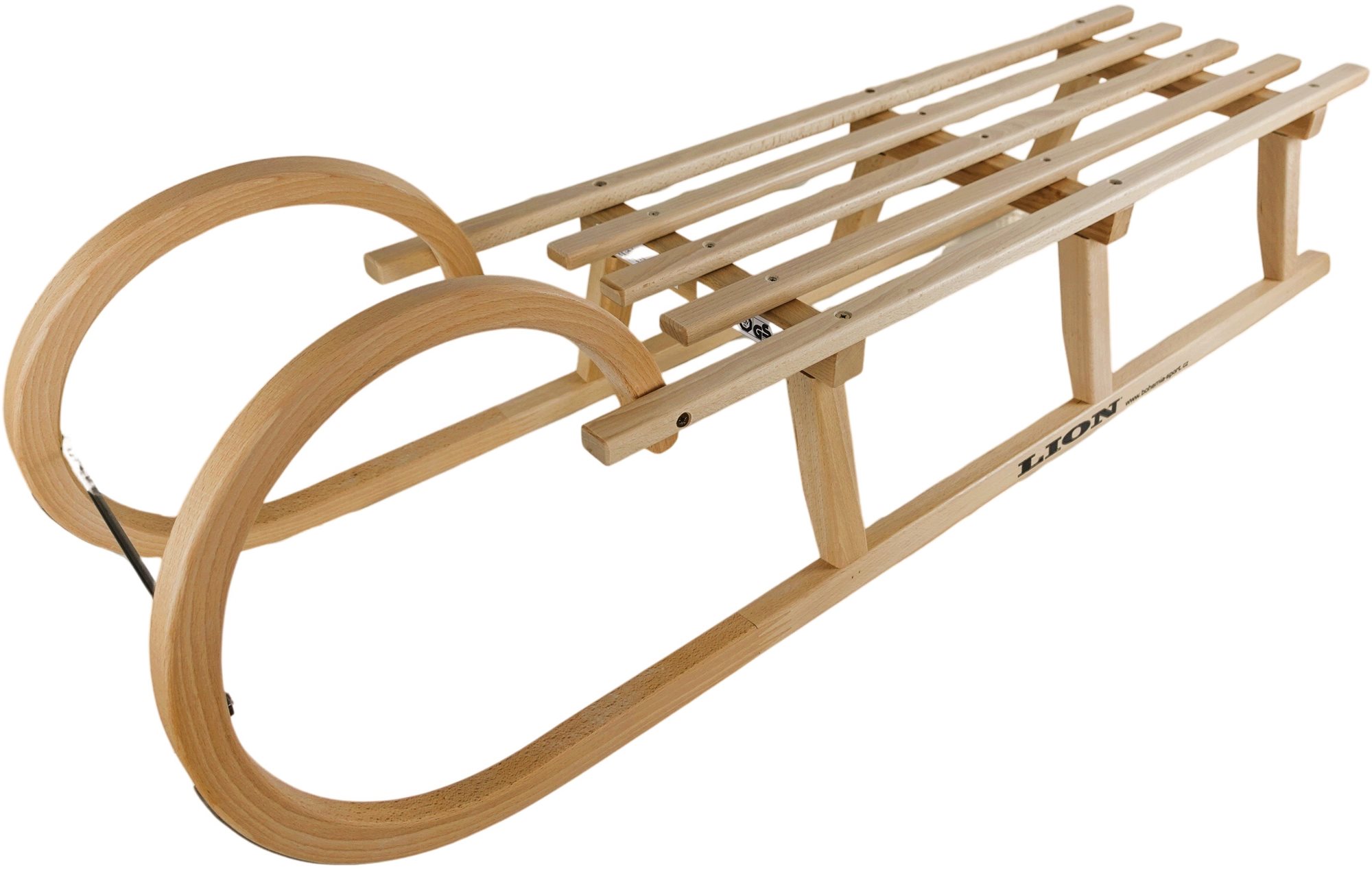 Acra Rohačky s dřevěným sedákem 125 cm