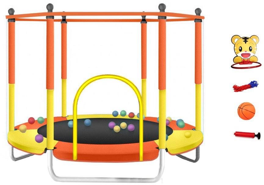Sedco Dětská trampolína KIDS NT 152 cm, oranžová