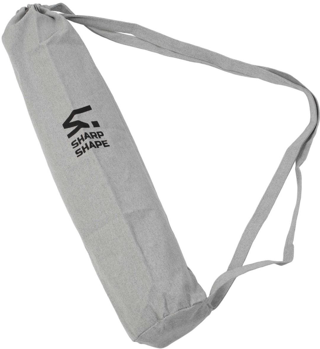 Sharp Shape Canvas Yoga bag grey