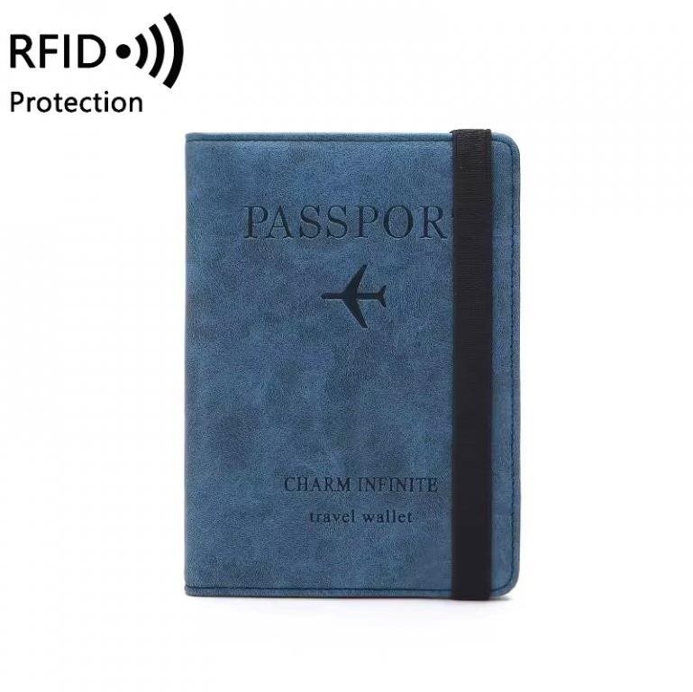 Take it shop RFID Pouzdro na pas a doklady, modré