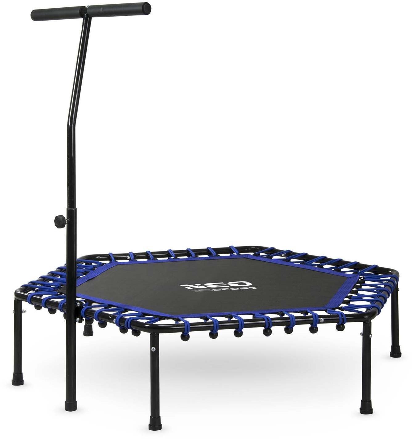 Neo-Sport Fitness trampolína s madlem 127 cm modrá