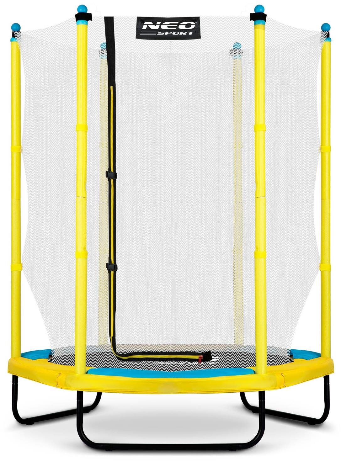 Neo-Sport Dětská zahradní trampolína 140 cm žlutá