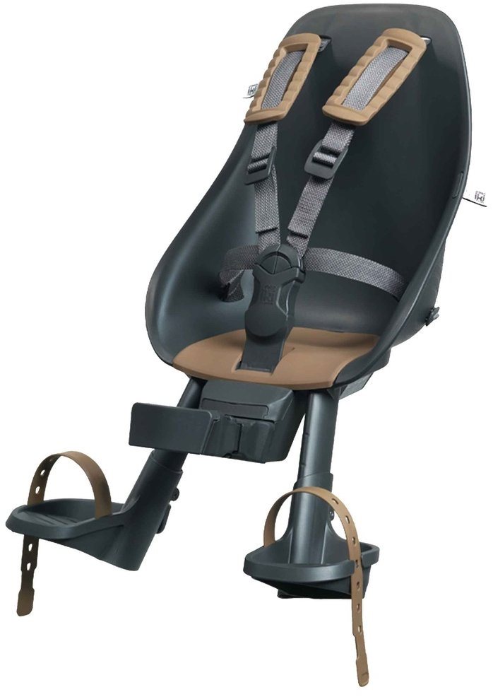 Urban Iki Přední sedačka na kolo s upínacím adaptérem Bincho Black/Kurumi Brown