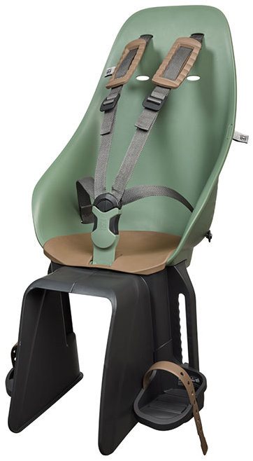 Urban Iki Zadní sedačka na kolo s adaptérem na nosič Icho Green/Kurumi Brown