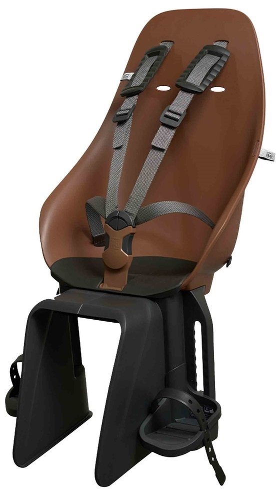 Urban Iki Zadní sedačka BIO na kolo s adaptérem na nosič Haniwa Brown/Bincho Black