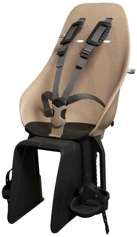 Urban Iki Zadní sedačka BIO na kolo s adaptérem na nosič Oishi Beige/Bincho Black