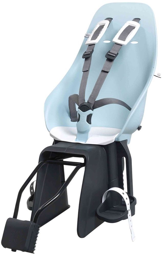 Urban Iki Zadní sedačka na kolo s adaptérem a nosičem na sedlovku Set Aotake Mint Blue/Shinju White