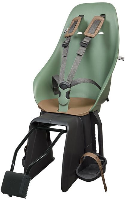 Urban Iki Zadní sedačka na kolo s adaptérem a nosičem na sedlovku Set Icho Green/Kurumi Brown
