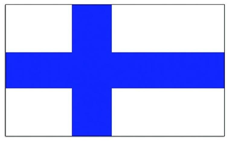 Funny Fashion Vlajka Finsko 150 × 90 cm