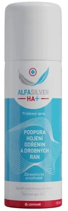 Alfasilver HA+ práškový sprej 125 ml
