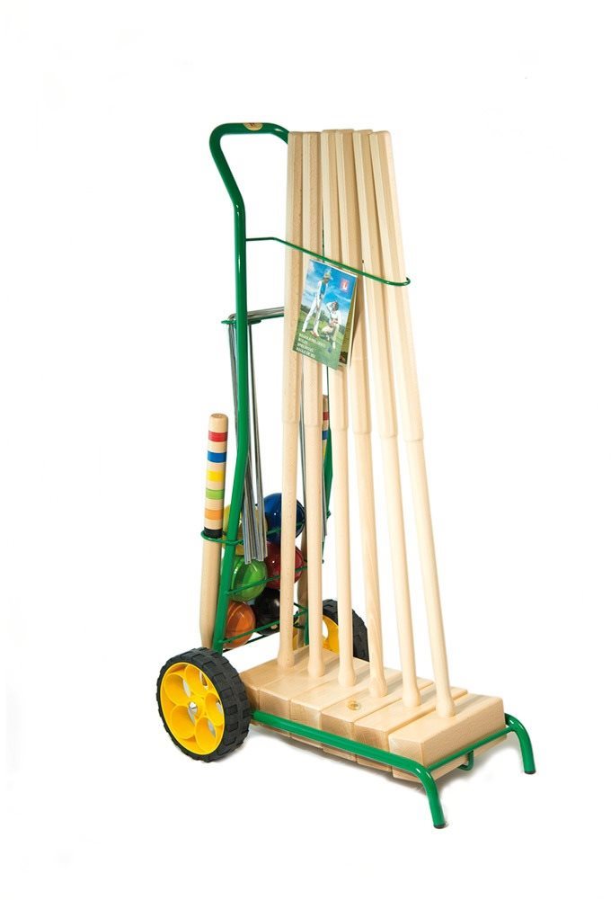 Lucio Londero Kroket Professional 10206 - pro 6 hráčů - kovový vozík