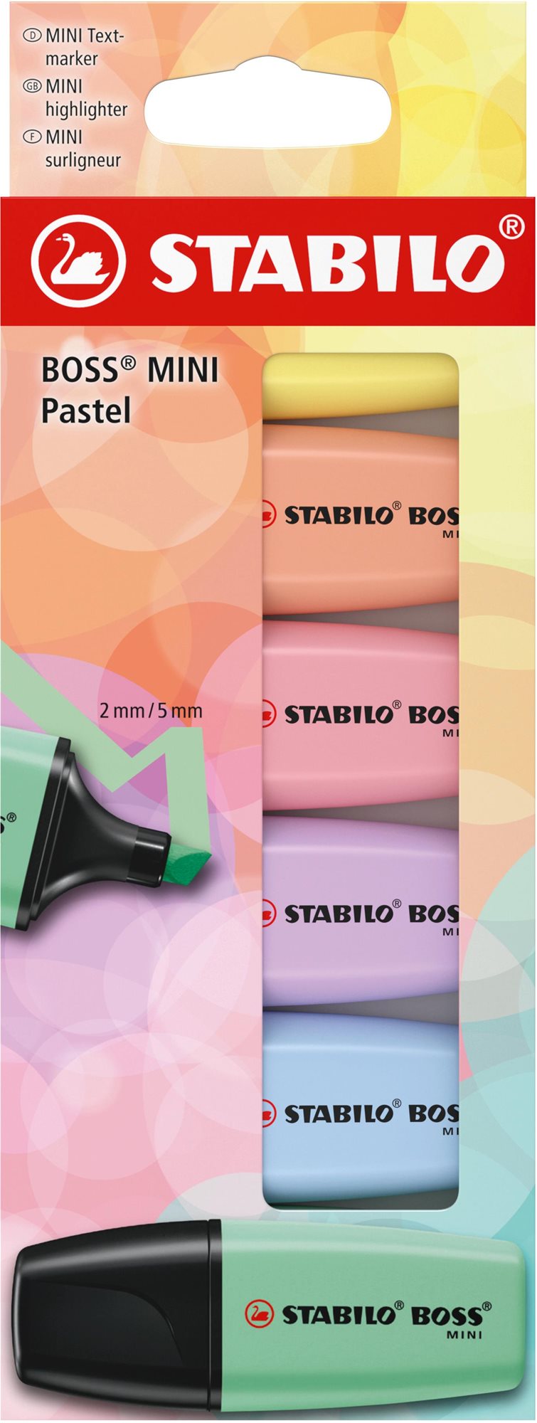 STABILO BOSS MINI Pastel - sada 6 barev