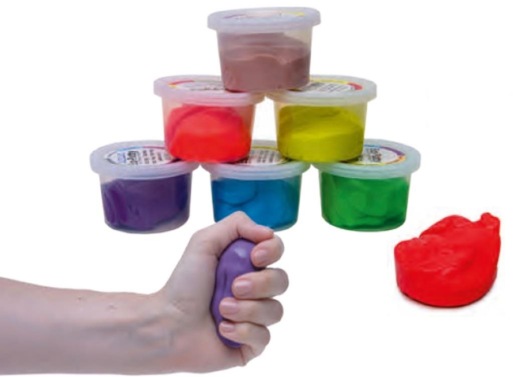 Sundo Terapeutická modelovací hmota - 85 gramů, středně měkká, červená