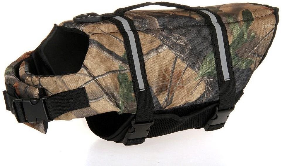 Surtep Plovací reflexní vesta pro psa Light Camuflage S