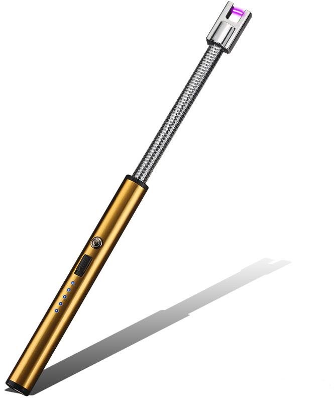 RENTEX Plazmový Zapalovač Flexi 25,5 cm Zlatý
