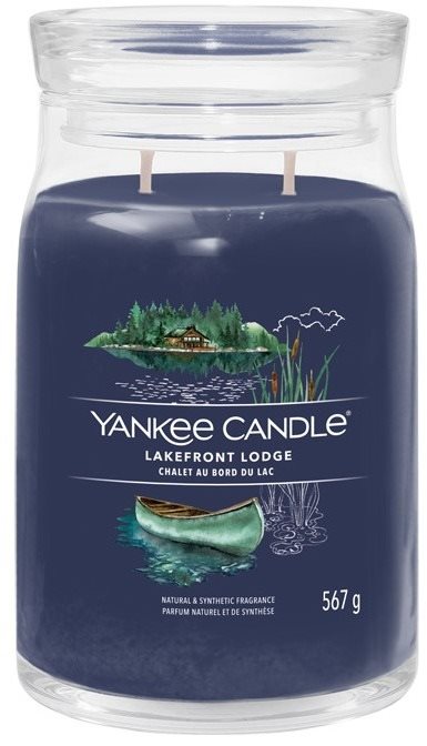 YANKEE CANDLE Signature sklo 2 knoty Lakefront Lodge 567 g