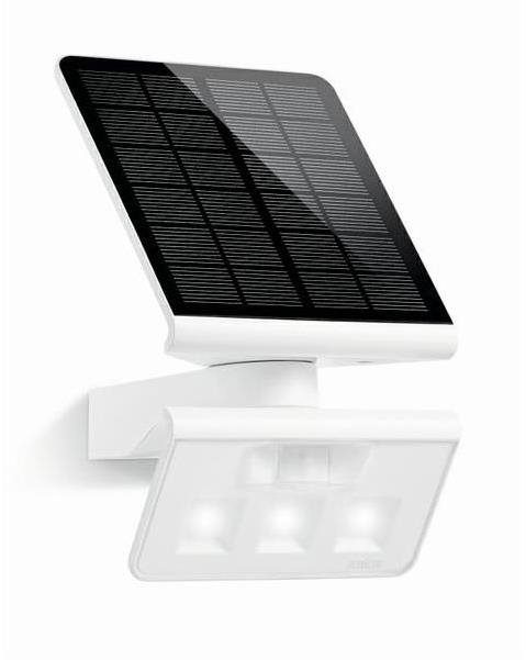 STEINeL 671006 - Solární senzorový LED-reflektor XSolar L-S 0,5W/LED bílá IP44