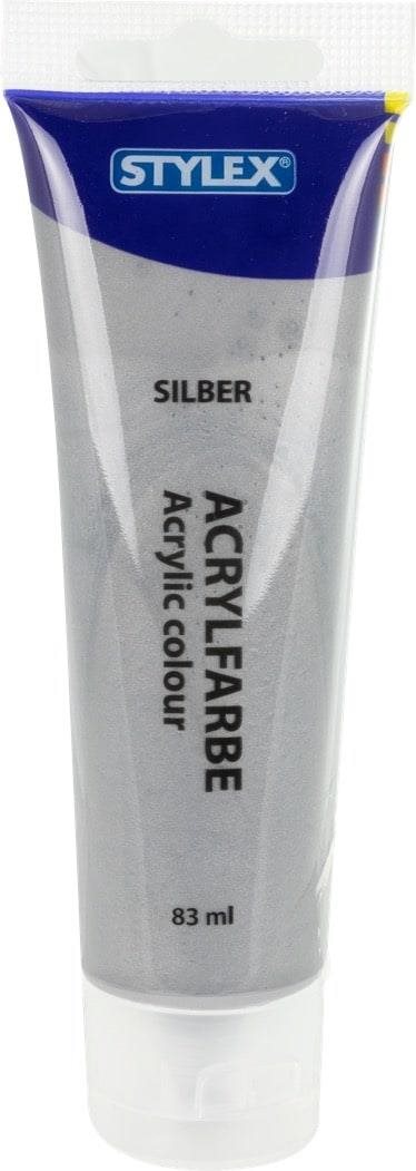 Stylex Akrylová barva 83 ml stříbrná 28639