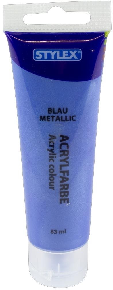Stylex Akrylová barva 83 ml modrá metalická 28766