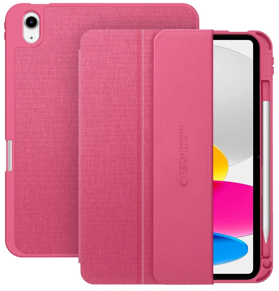 Tech-Protect SC Pen Canvas pouzdro na iPad 10.9'' 10gen 2022 / 11'' 11gen 2025, růžové