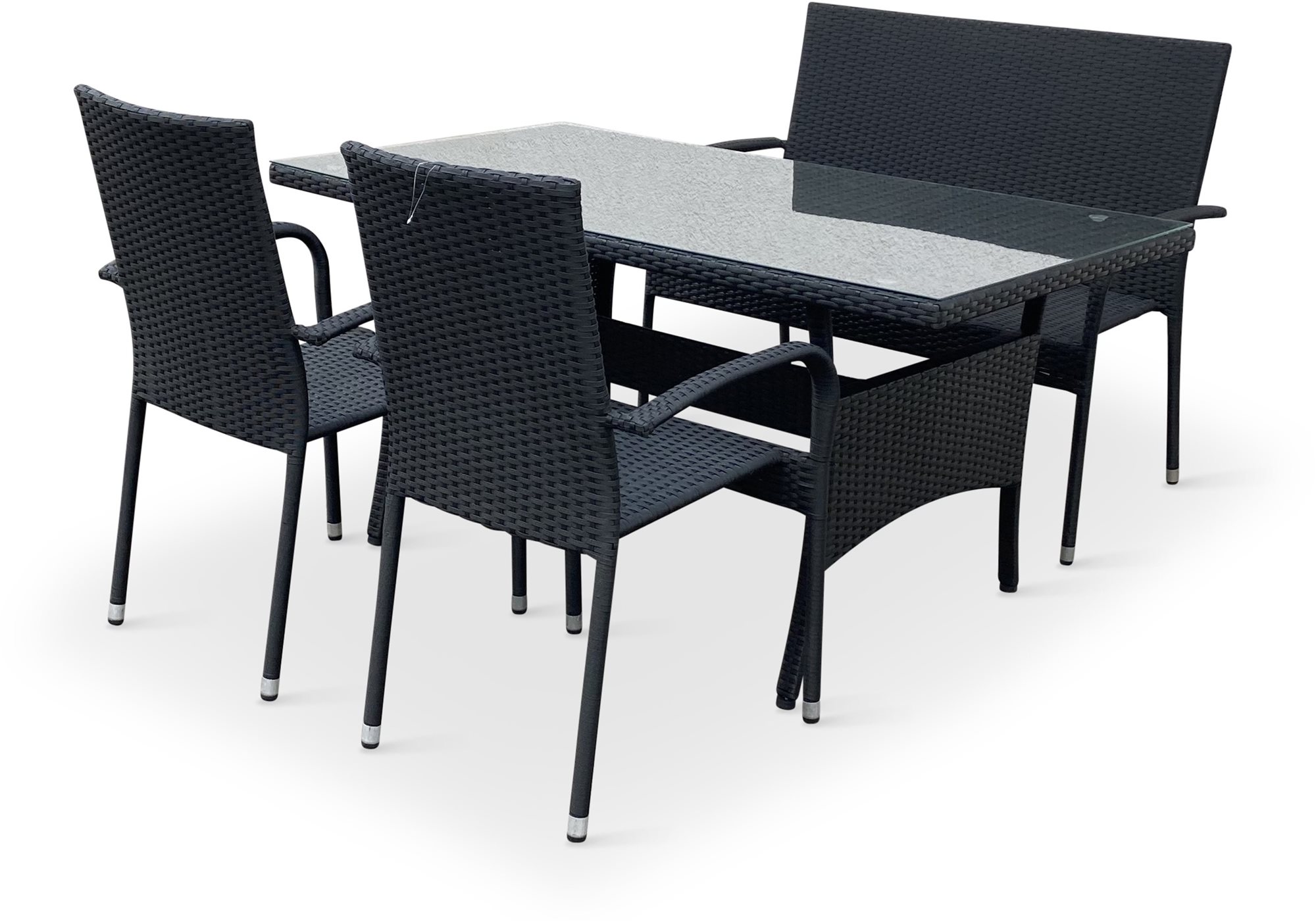 NOELA Set zahradního nábytku ratanový HAITI 1+2+1