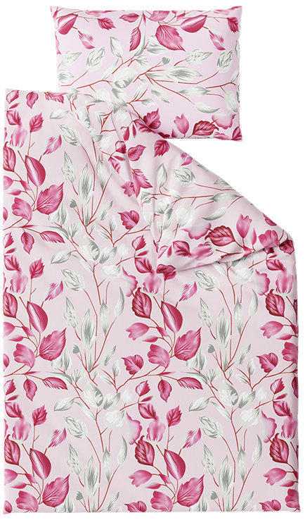 TEXTILOMANIE Bavlněné povlečení LISTY růžové