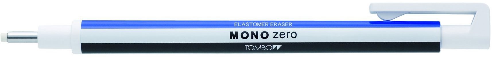 Tombow Gumovací tužka Mono Zero, 2,3 mm, modrá/bílá/černá