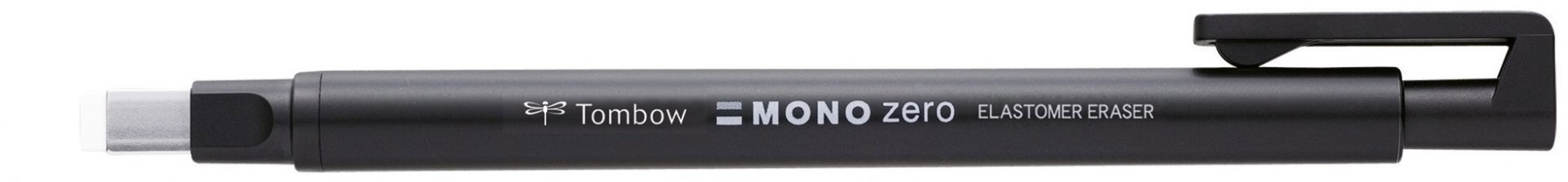 Tombow Gumovací tužka Mono Zero, 2,5 mm × 5 mm, černá