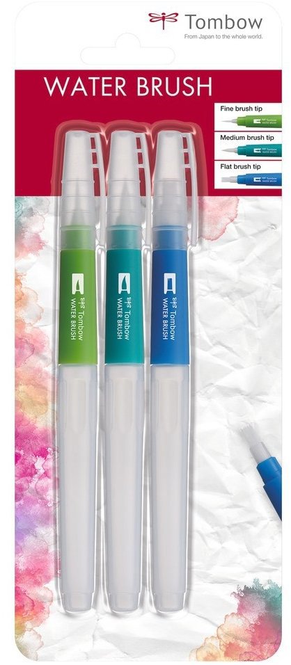 Tombow Vodní štětec Water Brush, sada 3 ks