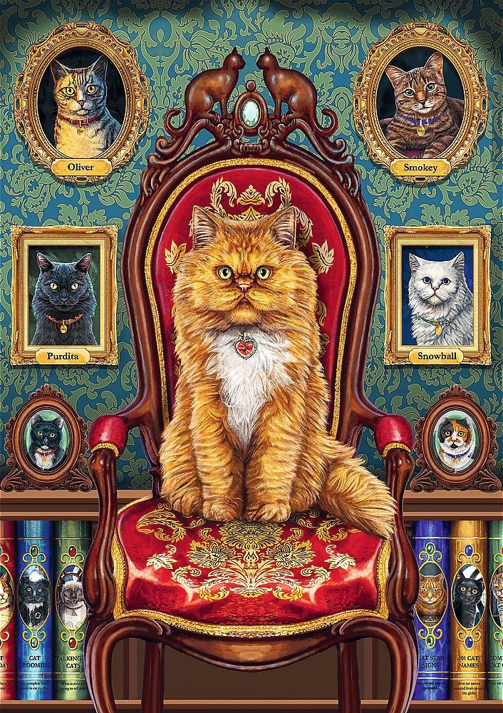 TREFL Puzzle Premium Plus Magic Collection: Kočkománie 1000 dílků