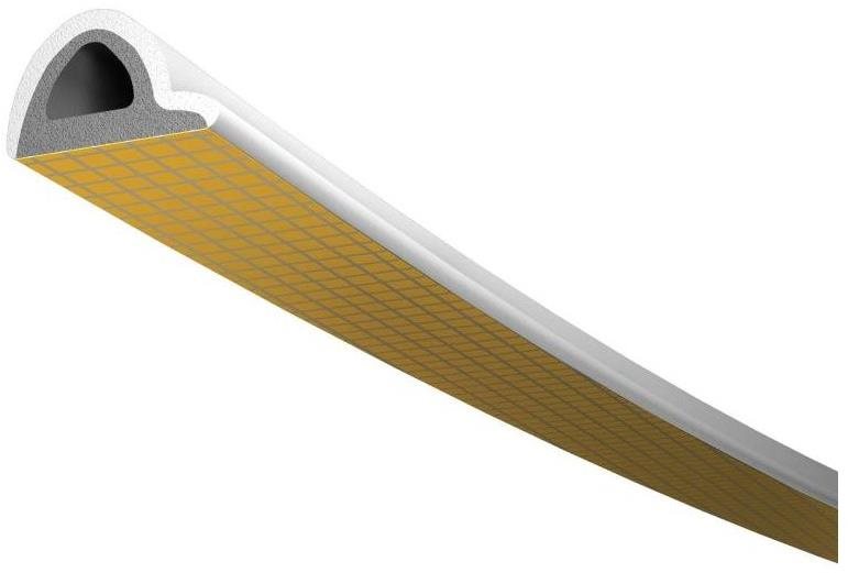 Trelleborg těsnění TLT do oken a dveří, profil P 6 B, 9 × 5,5 mm, bílé, 2 × 3 m