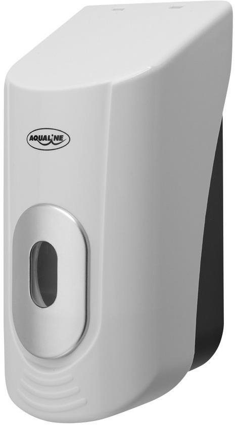 AQUALINE Dávkovač tekutého mýdla nástěnný 400ml, bílý 1319-74