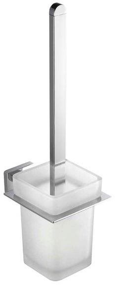 AQUALINE APOLLO WC štětka, mléčné sklo