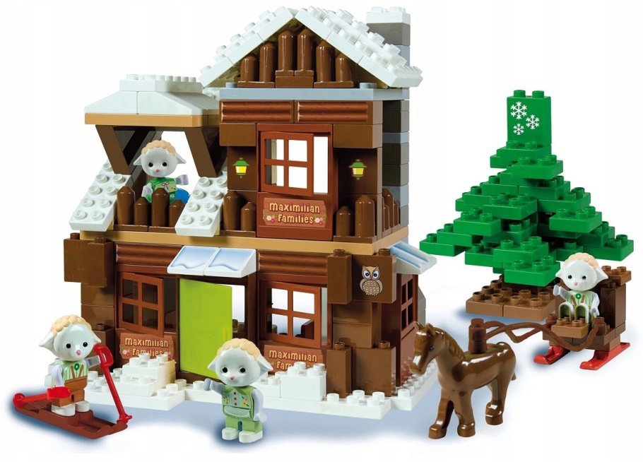 Unico Plus Maximilian Families Horská chata kompatibilní 203 dílů