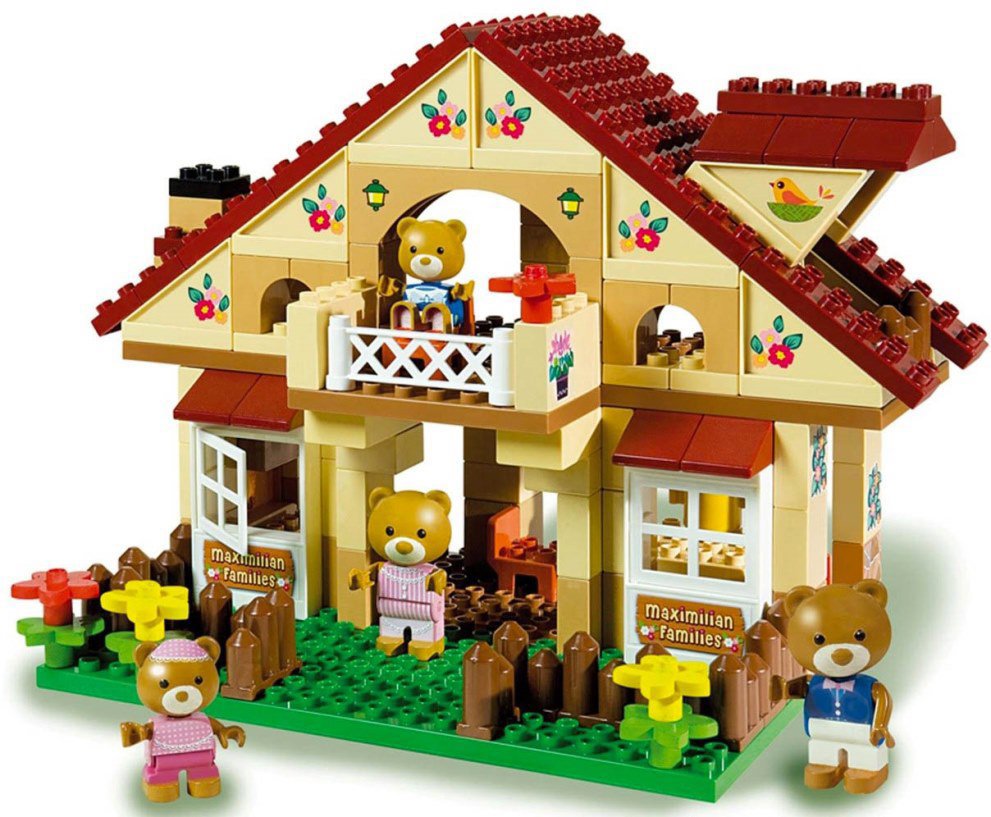 Unico Plus Maximilian Families Medvědí domeček kompatibilní 155 dílů