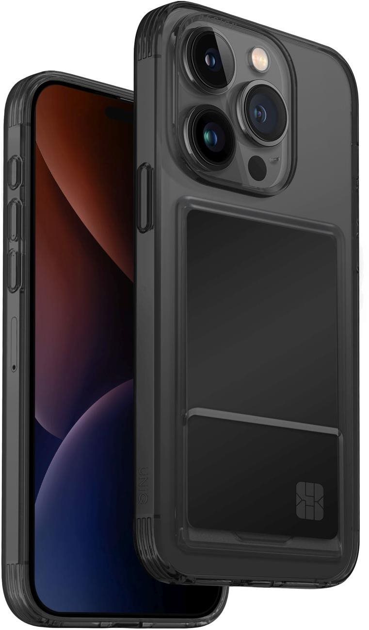 UNIQ Air Fender ID ochranný kryt na iPhone 15 Pro Max, Smoked (Grey tinted)