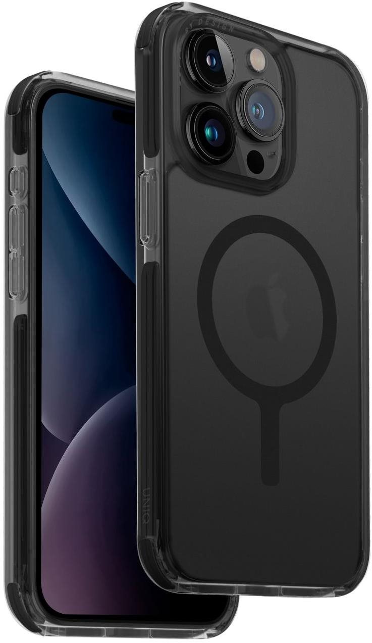 UNIQ Combat MagClick ochranný kryt na iPhone 15 Pro Max, Carbon (Black)