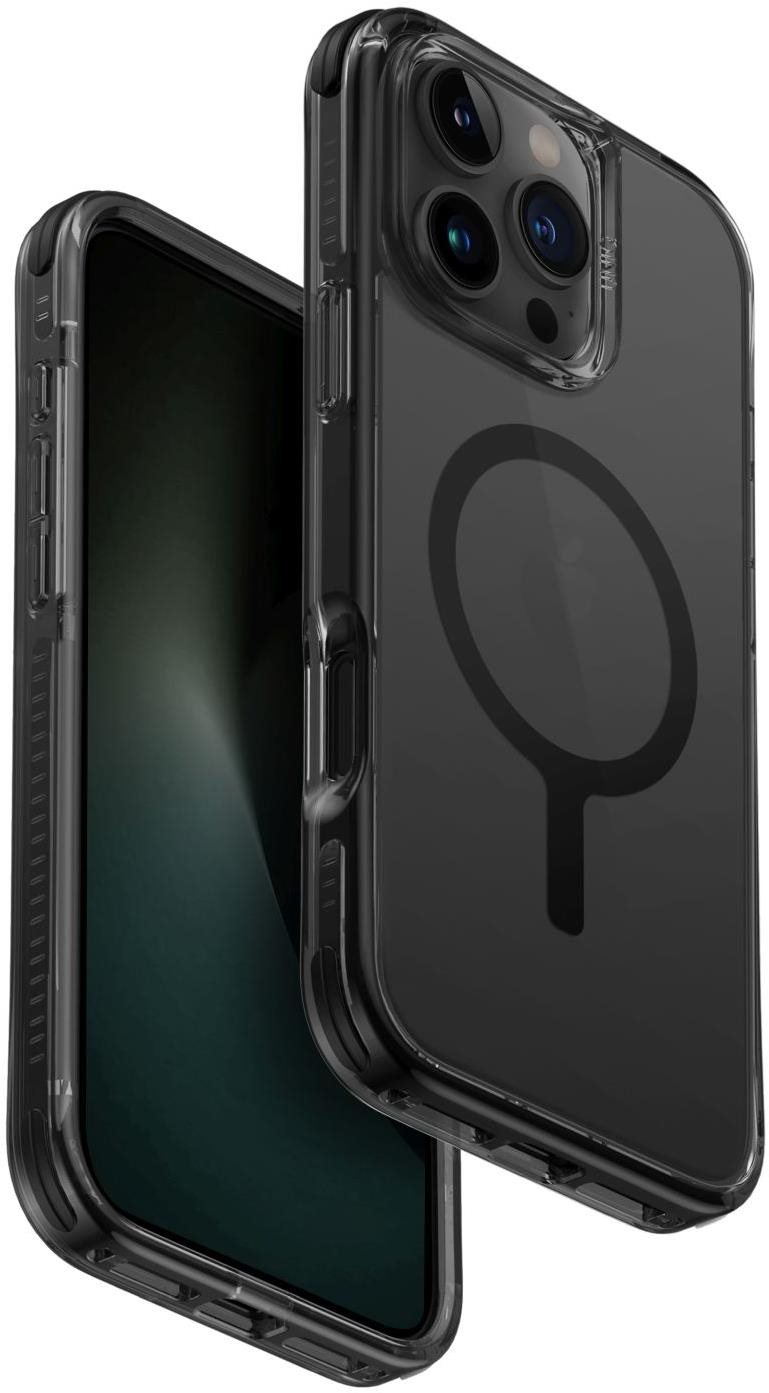 UNIQ Combat MagClick charging na iPhone 16 Pro Max, Carbon (black)