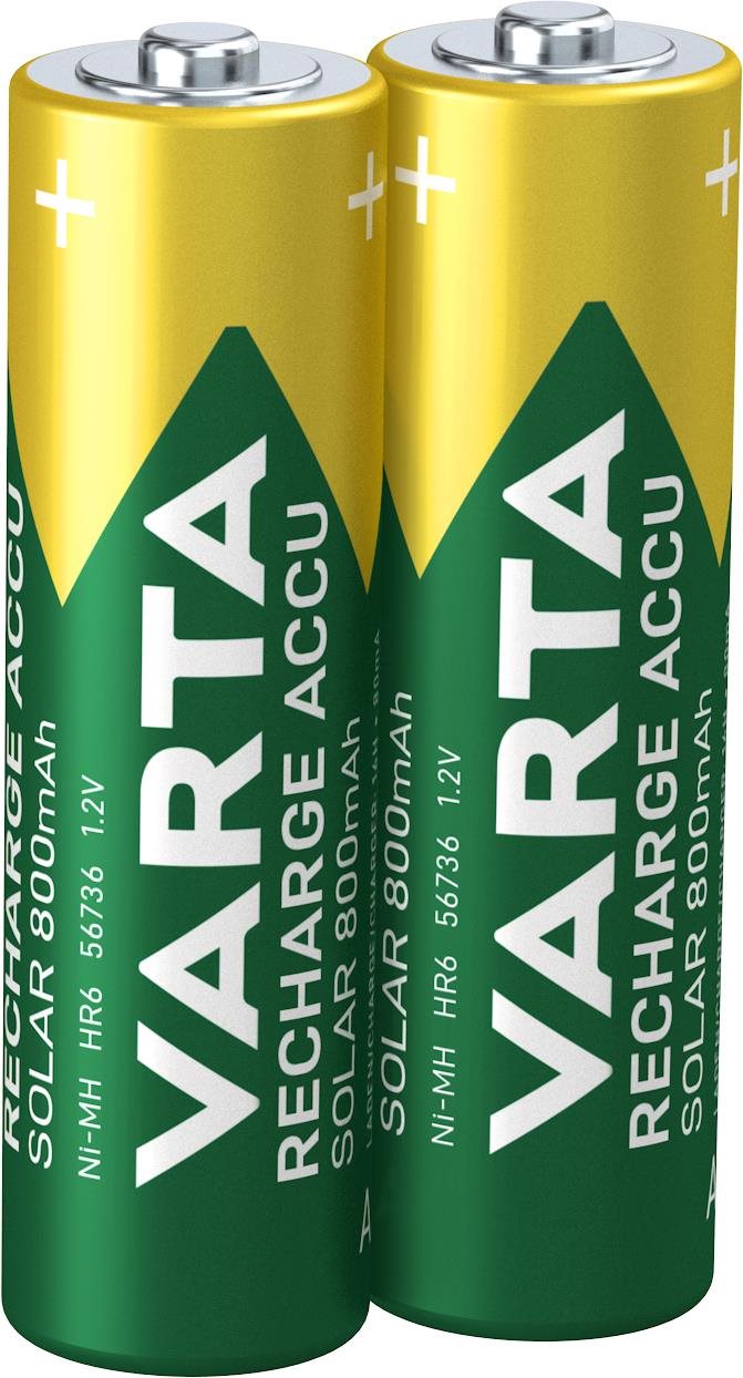 VARTA nabíjecí baterie Rechearge Accu Solar AA 800 mAh 2ks