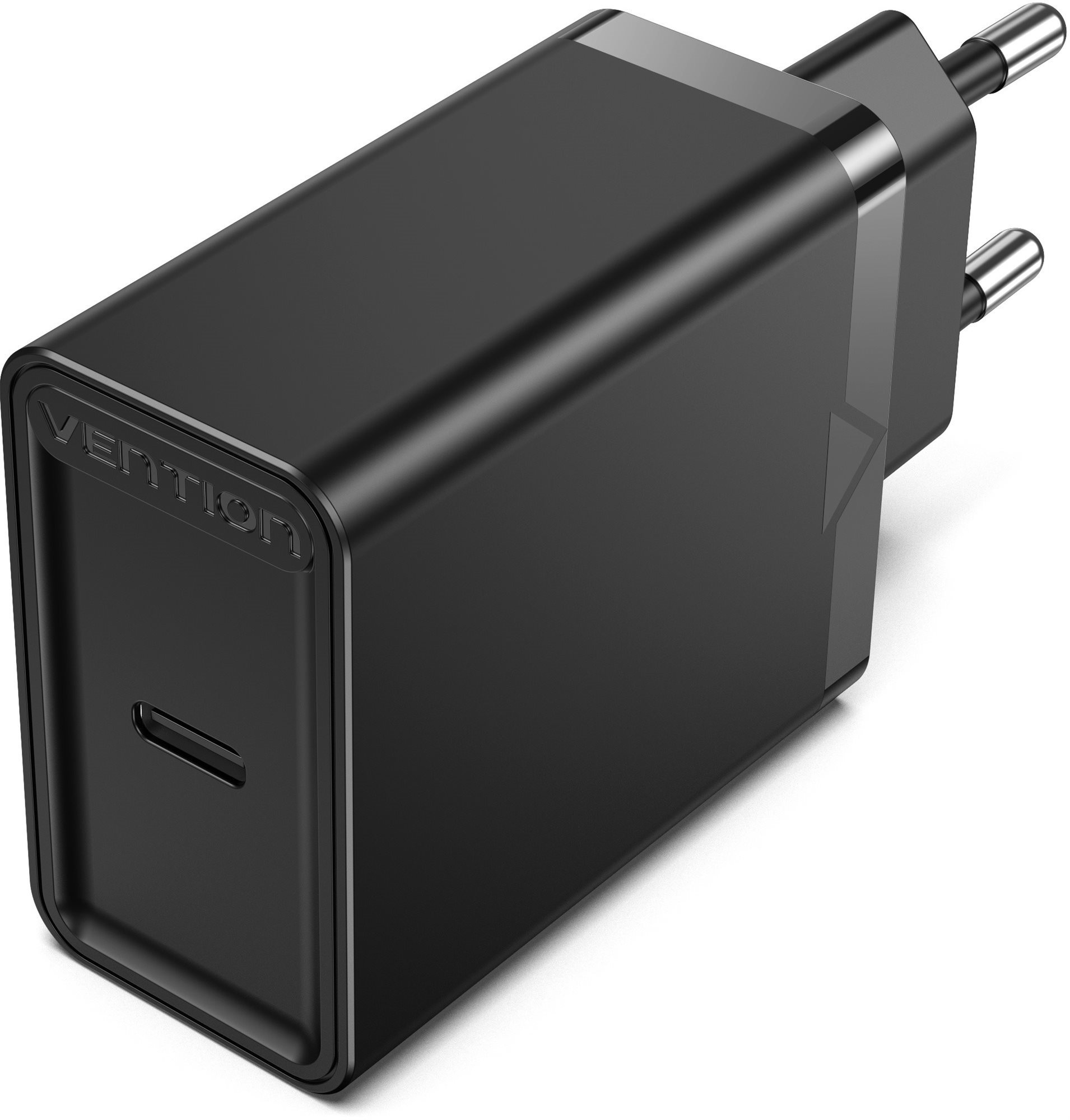 Vention 1-port USB-C Wall Charger (20W) Black